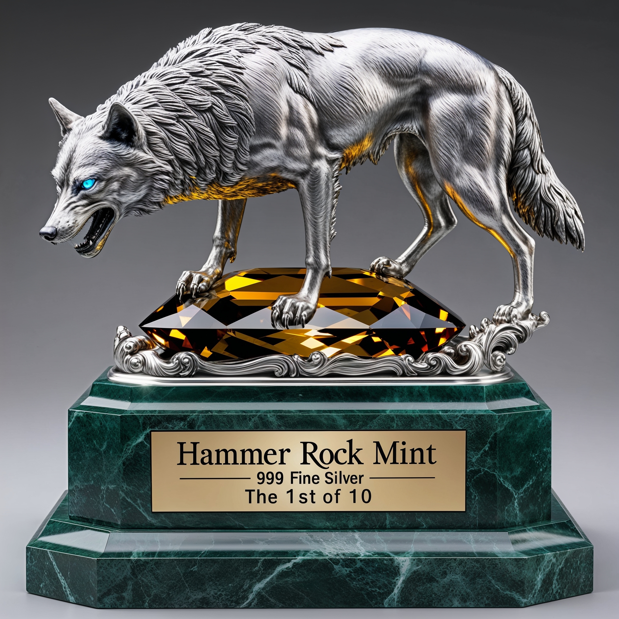 Silvenir_wolf_on_citrine